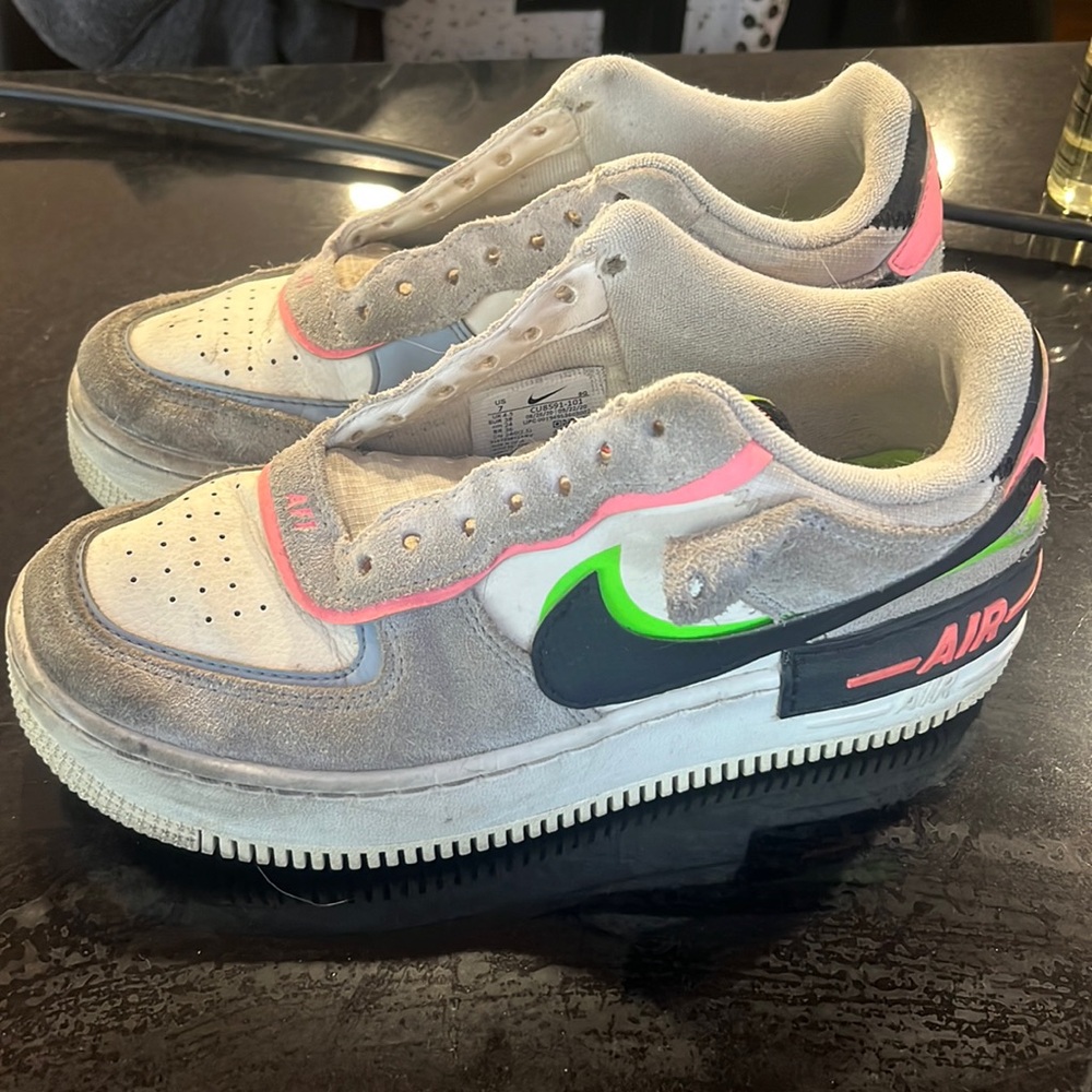 Nike shadow sunset pulse airforce 1 size 7